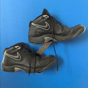 Nike Overplay V Black Silver White Basketball Shoe